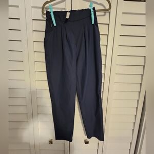Lululemon Athletica Blue Tailored Trousers High-Waisted